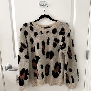 Leopard Print Sweater